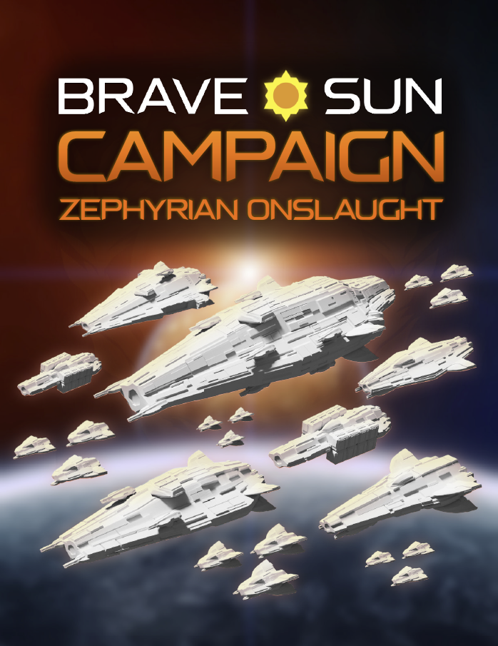 Zephyrian Onslaught - Mission Booklet with 5 Story Missions for Brave Sun